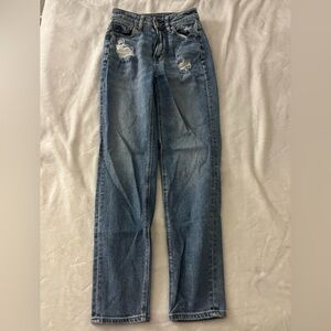 American Eagle Ripped Mom Jeans